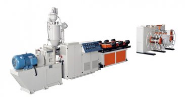 PE/PP/PVC Single Wall Corrugated Pipe Production Line